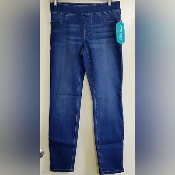 JEGGINGS by The PIONEER WOMAN Women's MEDIUM Wash BLUE Pull On JEANS NWT  XS - Picture 3 of 10